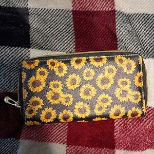 Sunflower Print Women's Wallet